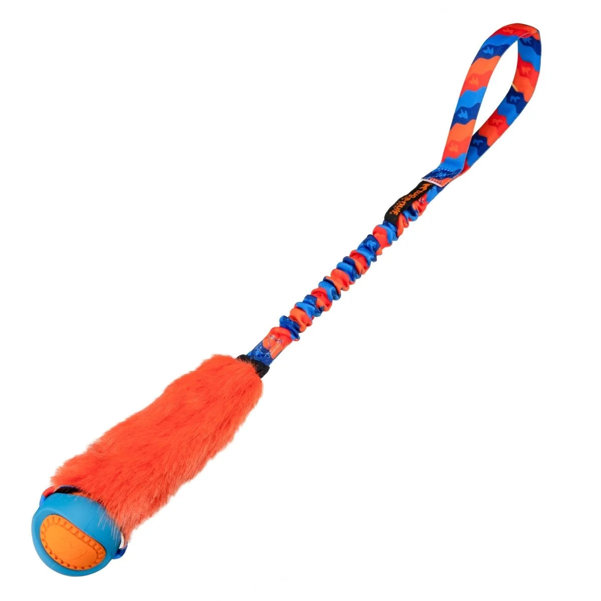 【くぅねっと】 Fauxtastic PowerBall Bungee Tug | Strong Dog Toys | Tug-E-Nuff