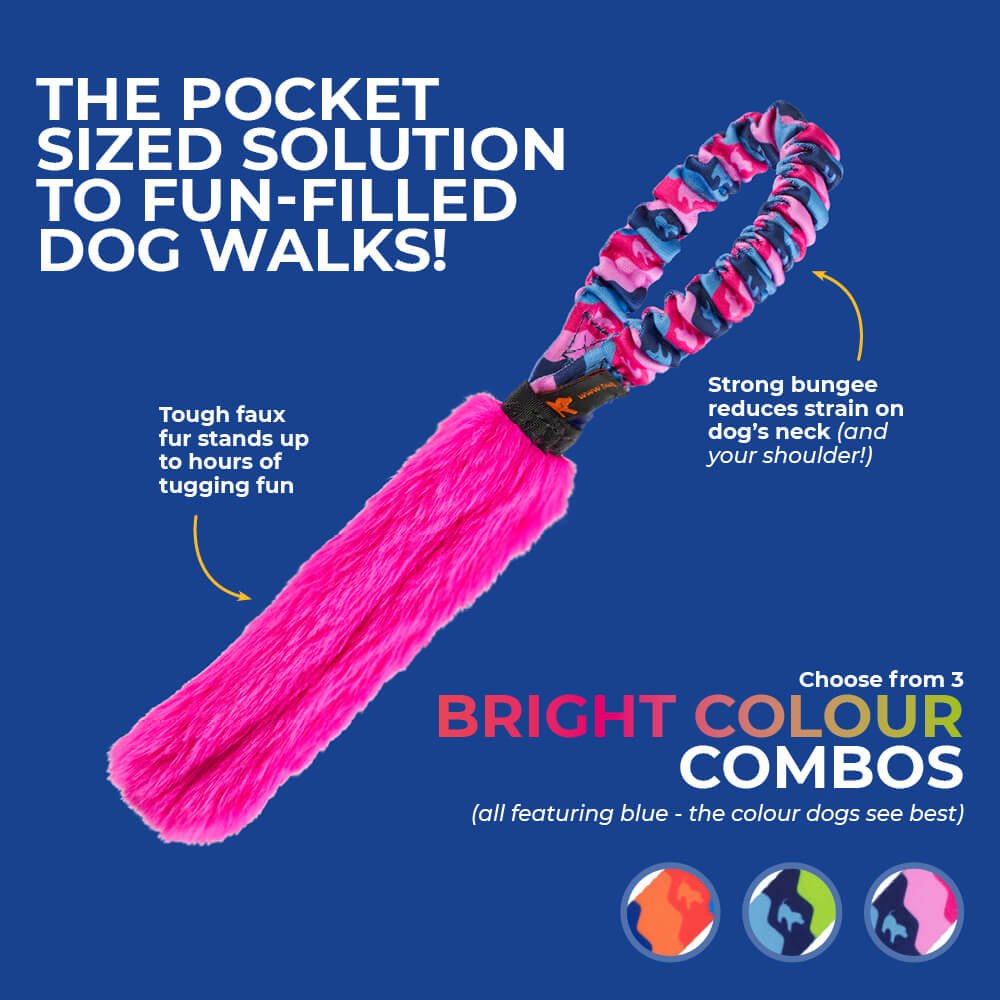 Faux Fur Pocket Tug | Strong Dog Toys | Tug-E-Nuff
