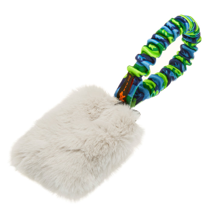 Faux Fur Pocket Bungee Squeaker