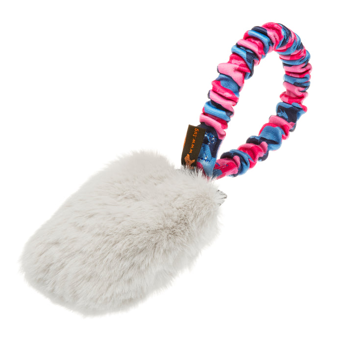 Faux Fur Pocket Bungee Squeaker