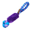 Purple Pocket PowerBall Fauxtastic tug toy offering pocket‑sized power, durable faux fur, and a PowerBall that drives focus, burns energy, and boosts recall training